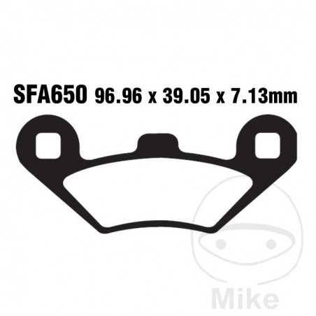 EBC Pastillas de freno carbono SCOOTER 737.00.65