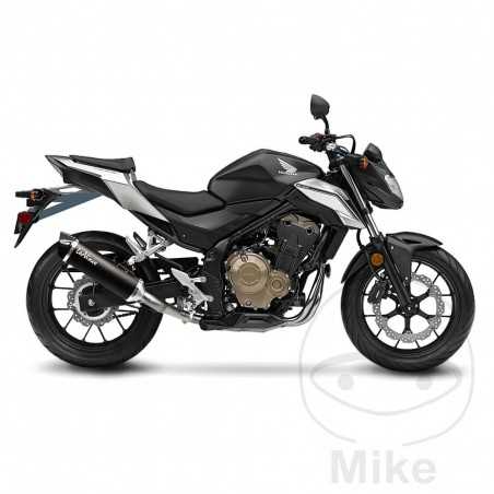 TECNIGAS SILENCER, EXHAUST NERO SLIP ON 782.07.83