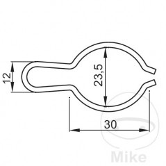 Kickstarter retaining clip 756.01.94