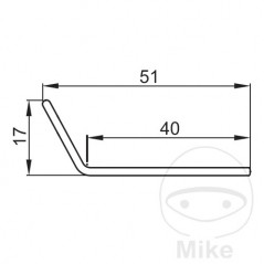 Kickstarter retaining clip 756.01.94