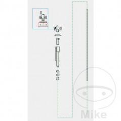 KAYABA Junta plástico tapa de horquilla 773.10.85