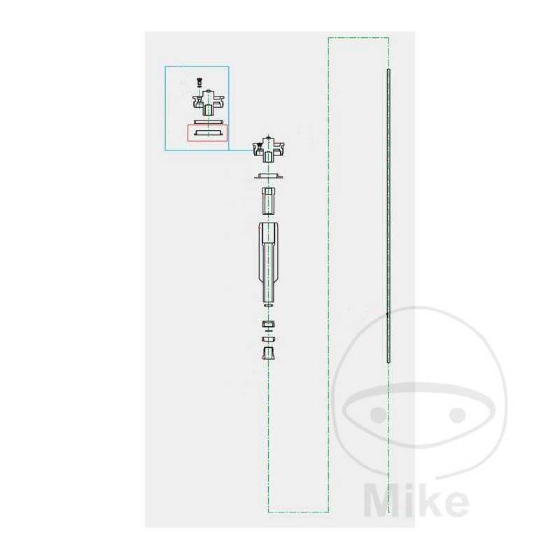 KAYABA Fork cover plastic gasket 773.10.85