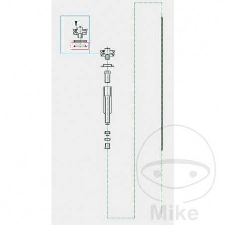 KAYABA Fork cover plastic gasket 773.10.85