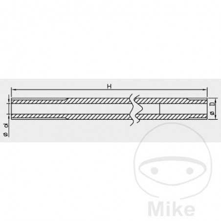 KAYABA fork piston rod 773.11.03