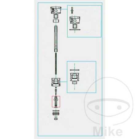 KAYABA Pressure bypass valve for fork 773.11.08