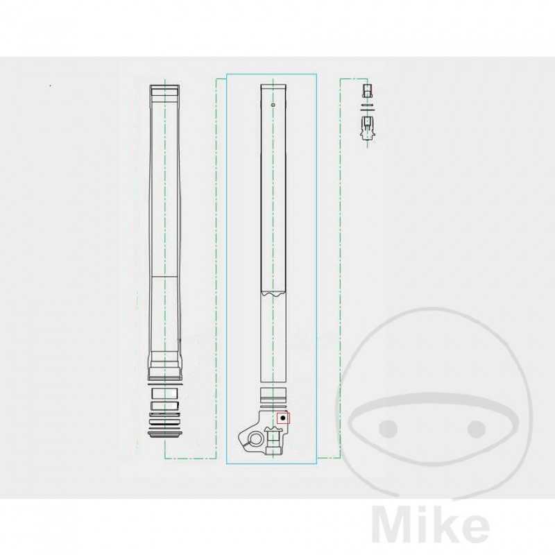 KAYABA Fork base safety screw 6 MM M6 773.11.30