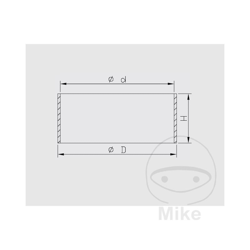 KAYABA Metal bushing set for fork 773.10.45