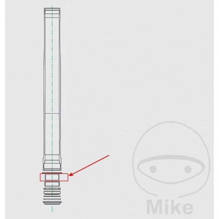 KAYABA Juego casquillos de metal para horquilla 773.10.45