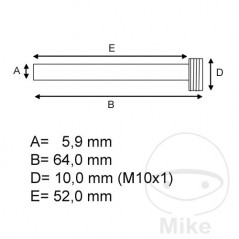 TOURMAX Set of brake pad pins 717.32.97