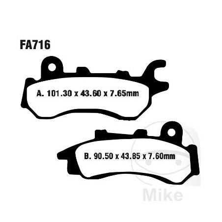 EBC Standard brake pads ALTN: 7870302 732.01.30