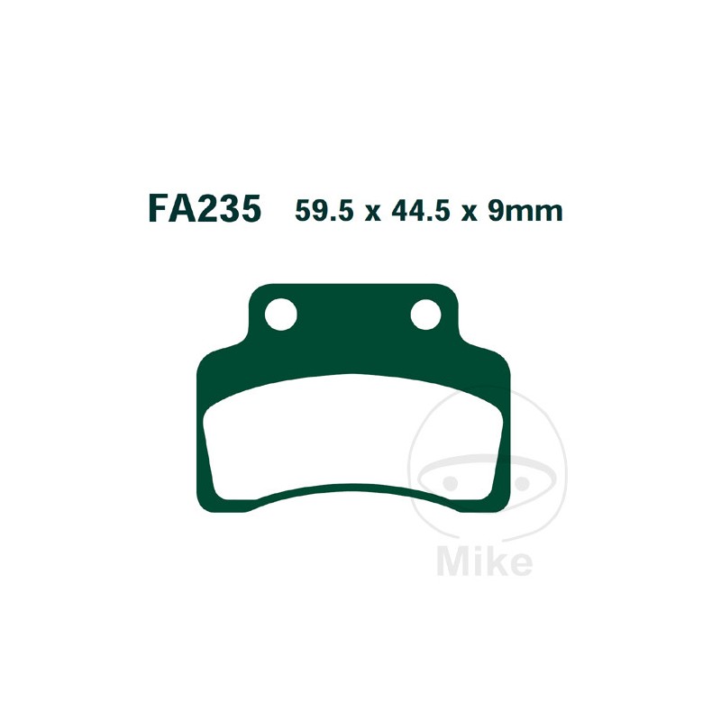 EBC Standard brake pads SCOOTER ALTN: 7872476/7870219 732.18.88
