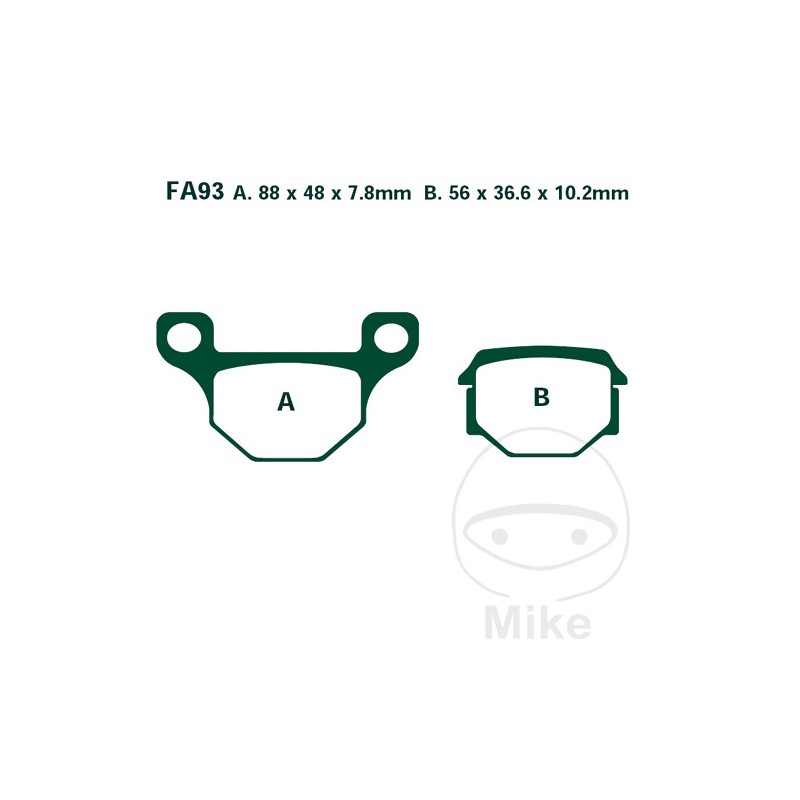 EBC Standard brake pads ALTN: 7870000 732.11.51