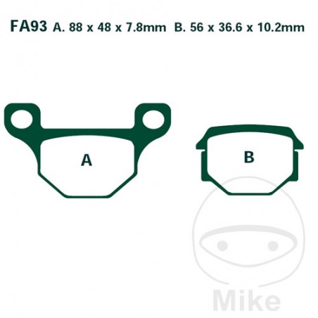 EBC Standard brake pads ALTN: 7870000 732.11.51