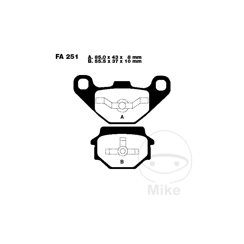 EBC Standard brake pads ALTN: 7872393 732.12.50