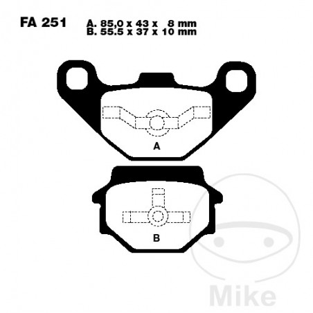EBC Standard brake pads ALTN: 7872393 732.12.50