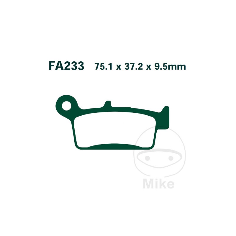 EBC Standard brake pads SCOOTER ALTN: 7872203 732.18.62