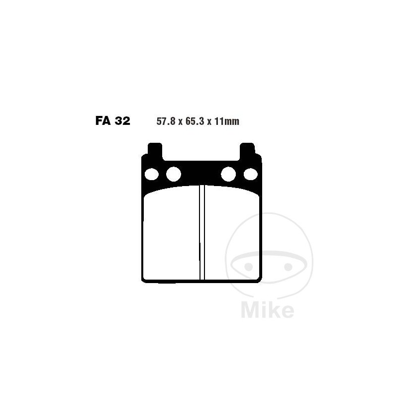 EBC Standard brake pads ALTN: 7870827 732.61.43