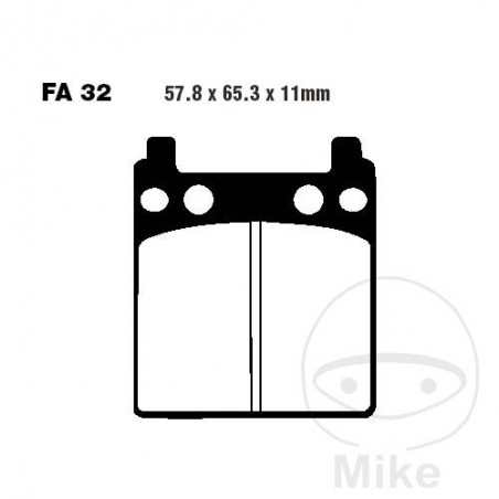 EBC Standard brake pads ALTN: 7870827 732.61.43