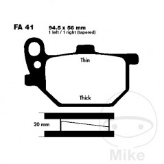 EBC Standard brake pads ALTN: 7871395 732.64.99