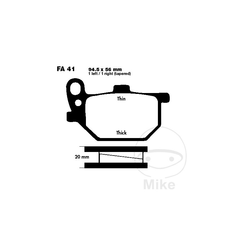EBC Standard brake pads ALTN: 7871395 732.64.99