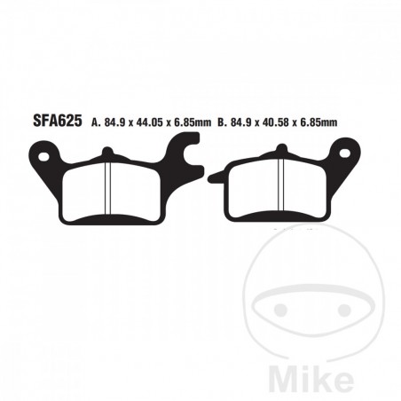 EBC Pastillas de freno estándar SCOOTER ALTN: 7870044 737.00.31