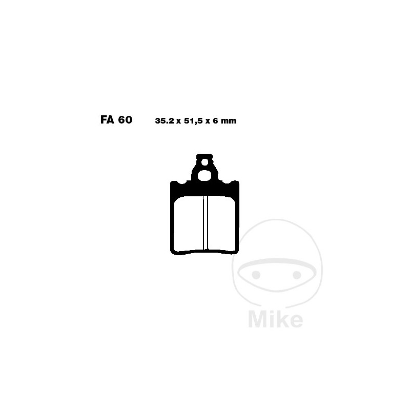 EBC Standard brake pads ALTN: 7872096 737.05.62