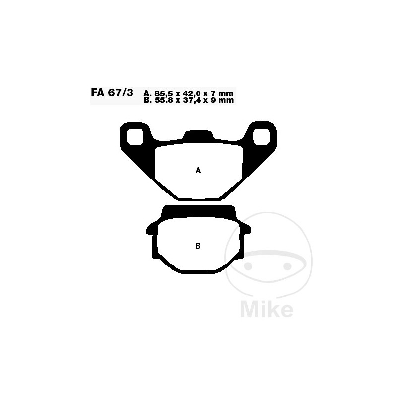 EBC Standard brake pads ALTN: 7871486 737.45.72