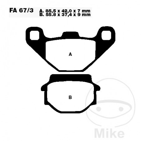 EBC Standard brake pads ALTN: 7871486 737.45.72