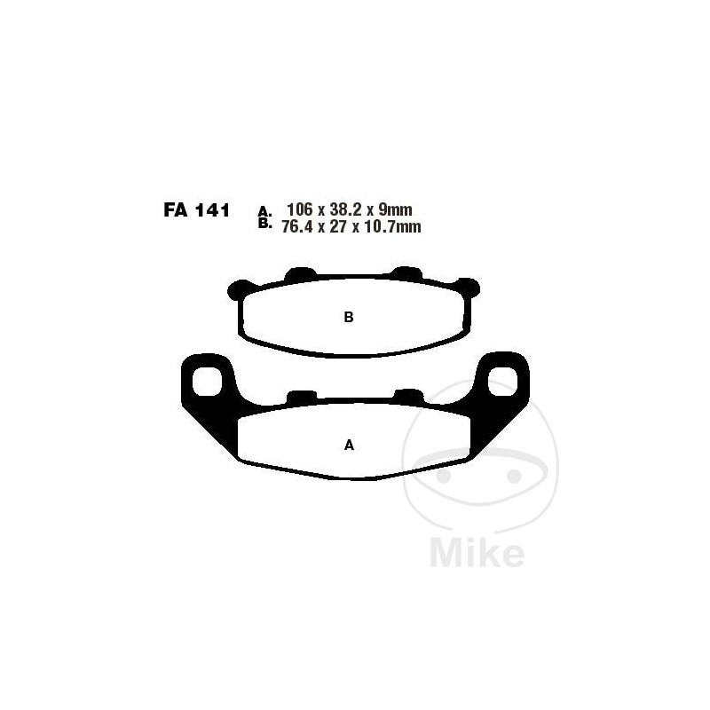 EBC Standard brake pads ALTN: 7872450/7873326 737.51.16