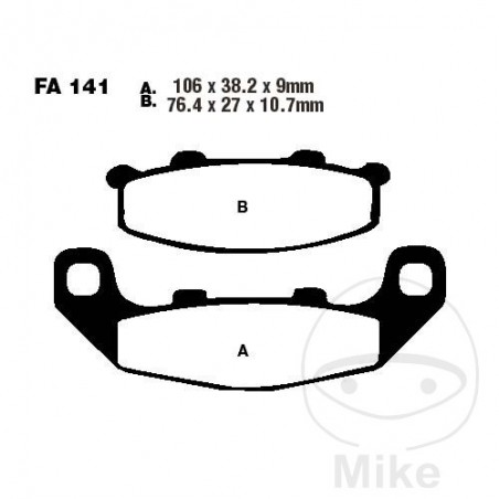 EBC Standard brake pads ALTN: 7872450/7873326 737.51.16
