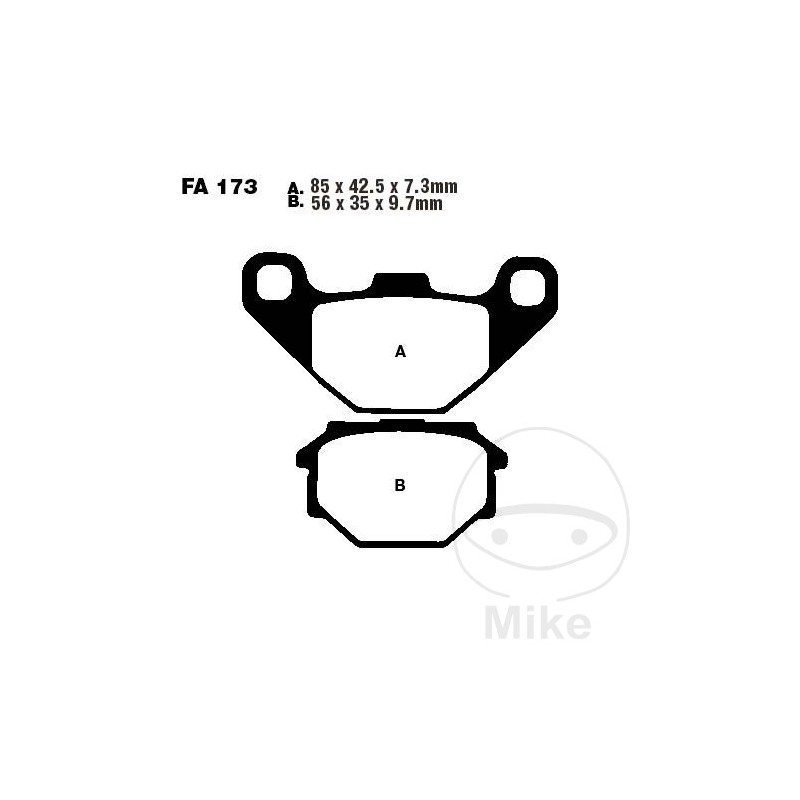 EBC Standard brake pads ALTN: 7870546 737.53.97