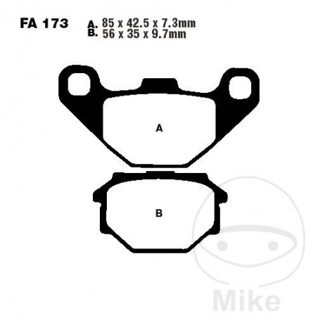 EBC Standard brake pads ALTN: 7870546 737.53.97