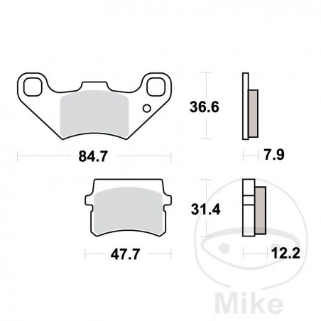 TRW Standard brake pads ALTN: 7322381 787.00.43