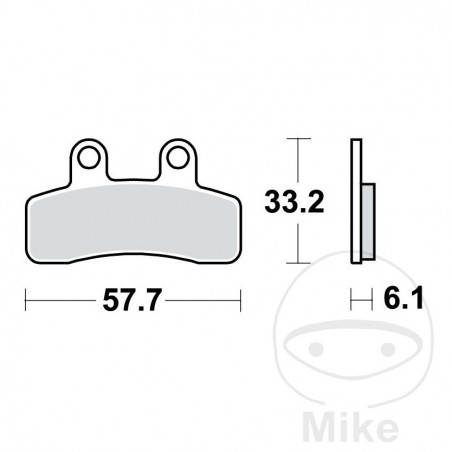 TRW Standard brake pads ALTN: 7370083 787.00.61
