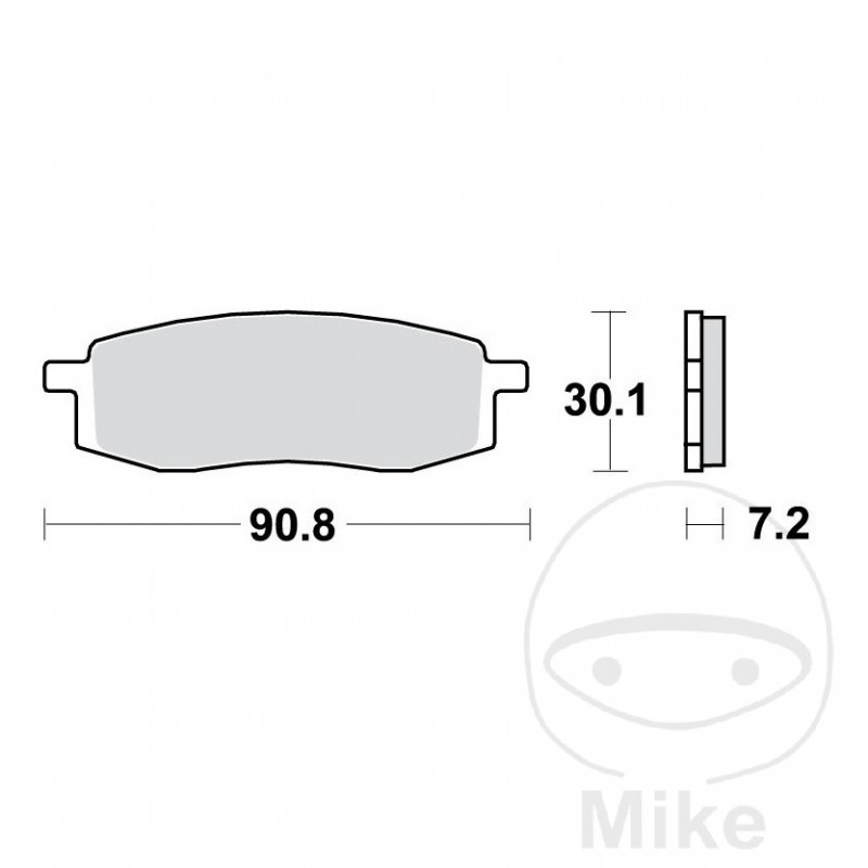 TRW Standard brake pads ALTN: 7370638 787.00.70