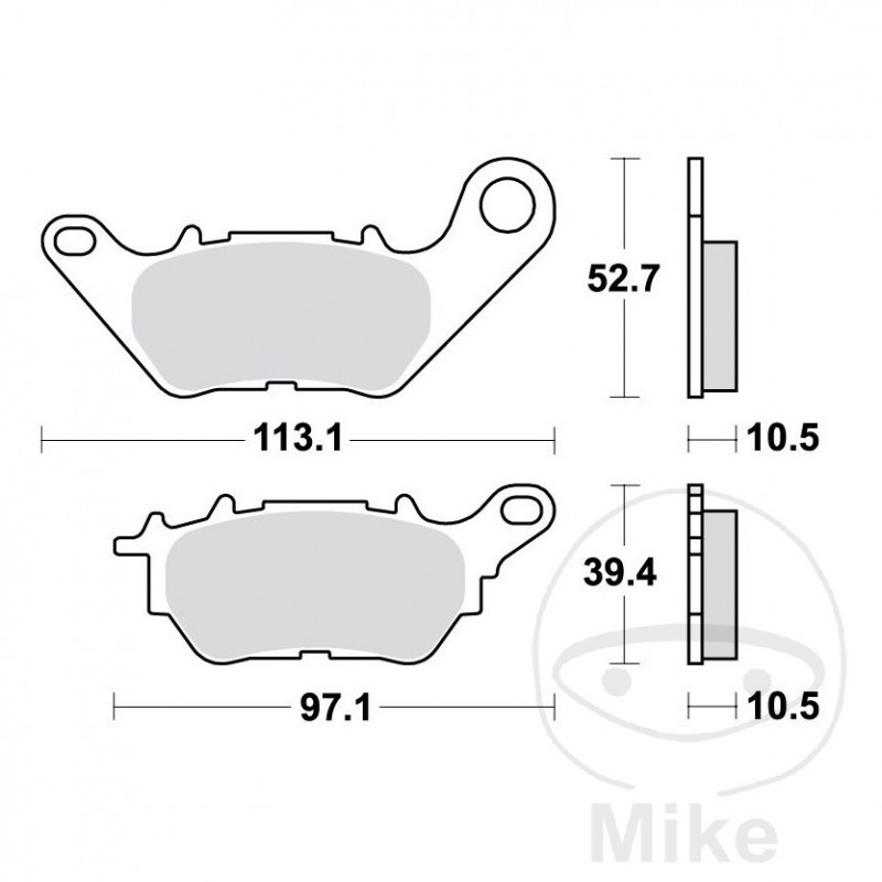 TRW Standard brake pads ALTN: 7320097 787.01.00