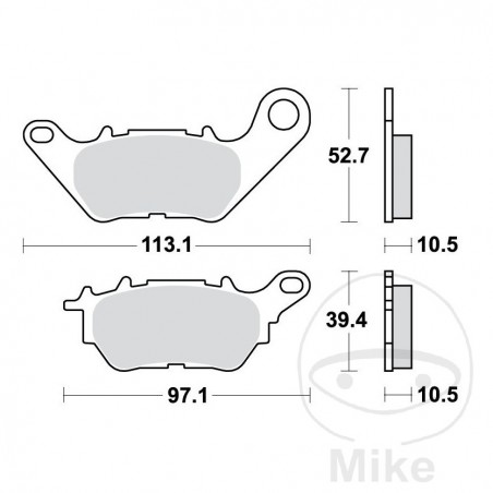 TRW Standard brake pads ALTN: 7320097 787.01.00