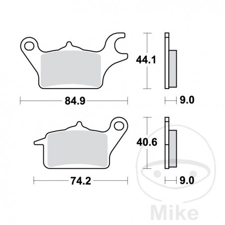 TRW Pastillas de freno estándar 787.01.30