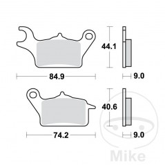 TRW Standard brake pads ALTN: 7370035 787.01.47