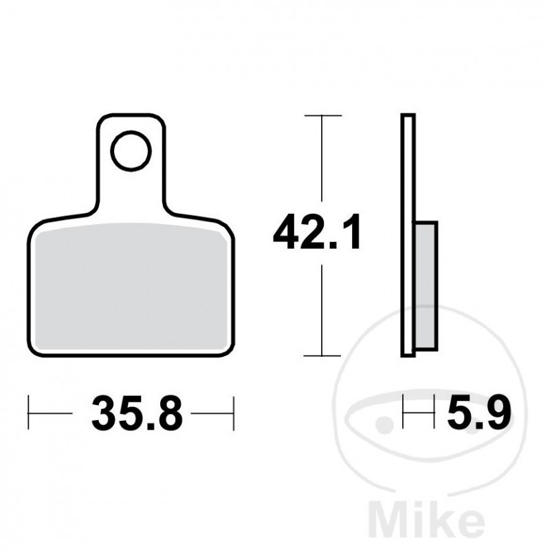 TRW Standard brake pads ALTN: 7320061 787.01.53