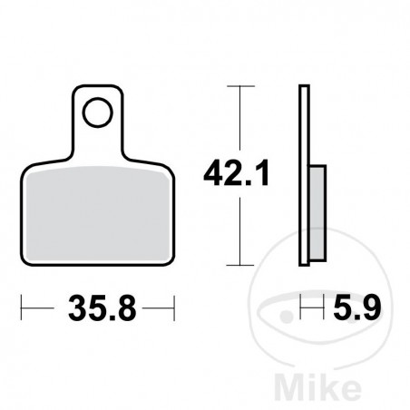TRW Standard brake pads ALTN: 7320061 787.01.53
