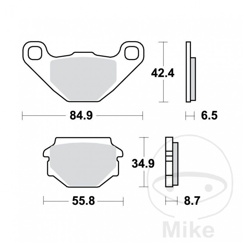 TRW Standard brake pads ALTN: 7320443 787.07.44