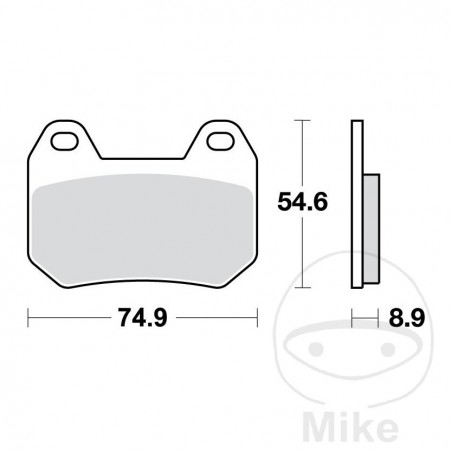 TRW Standard brake pads ALTN: 7324064 787.07.69