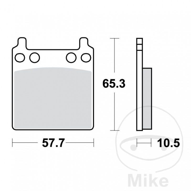 TRW Standard brake pads ALTN: 7326143 787.08.27