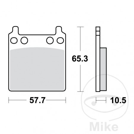 TRW Standard brake pads ALTN: 7326143 787.08.27