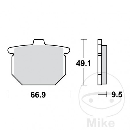TRW Standard brake pads ALTN: 7326127 787.09.91
