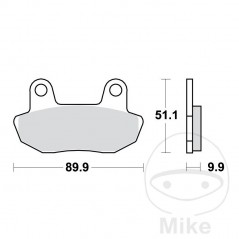 TRW Standard brake pads ALTN: 7326960 787.10.49