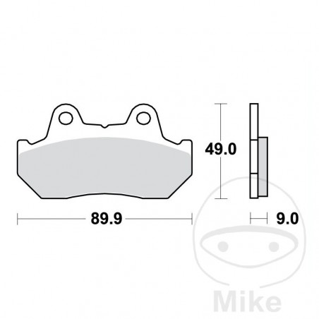 TRW Standard brake pads ALTN: 7326846 787.10.56