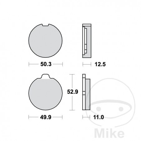 TRW Standard brake pads ALTN: 7326283 787.11.30