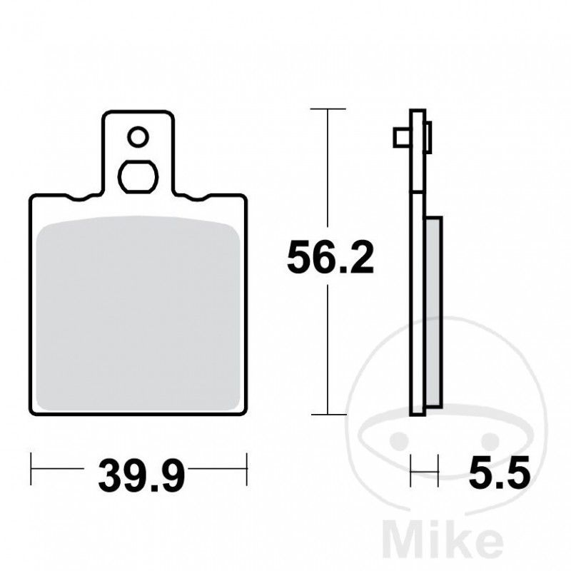 TRW Standard brake pads ALTN: 7370554 787.11.63